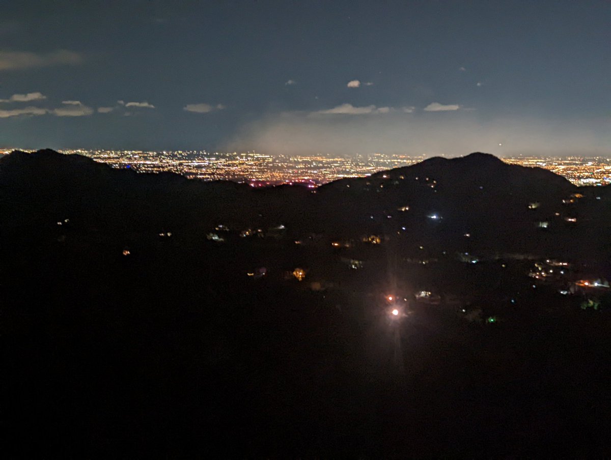 The MarshallFire looks much tamer than earlier this evening