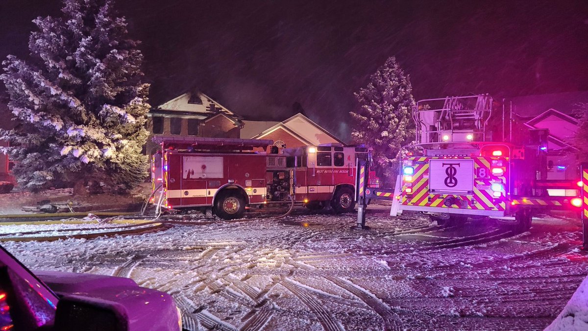 The fire at the home in the 2700 blk of South Cole Court is out. The resident who was believed to be home is unaccounted for. Crews were unable to enter structure upon arrival because it was fully involved. Home is total loss. Cause under investigation.