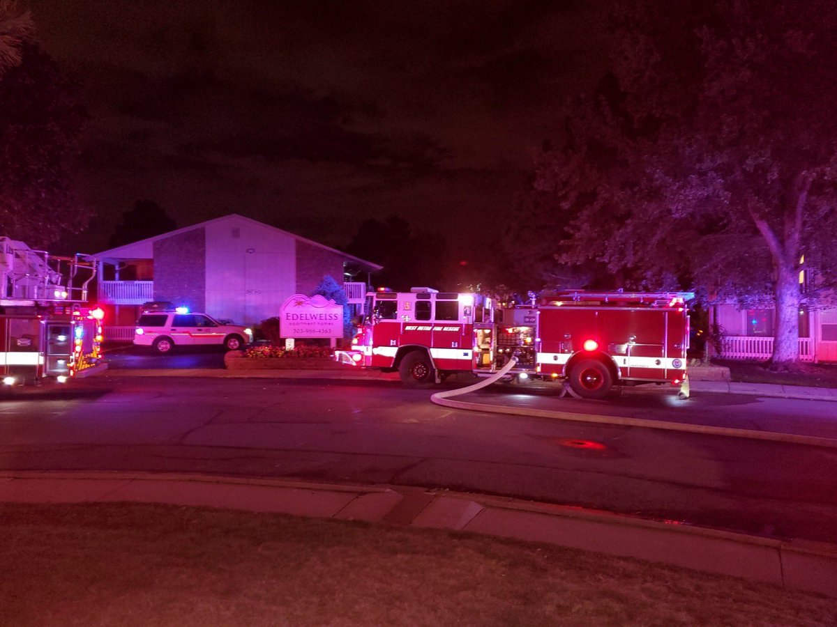 Miller Way apt. fire- fire unit was fully involved when crews arrived. Fire contained to that unit, with heavy damage. A water pipe burst in the building, creating water damage to other units. Six people displaced. Cause under investigation