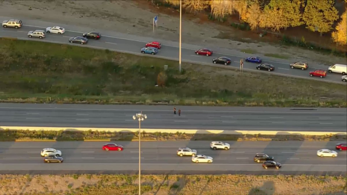 Aurora police are investigating a shooting possibly related to road rage. SB 225 still CLOSED at 6th Ave. Officers are looking for what may have been thrown from a vehicle