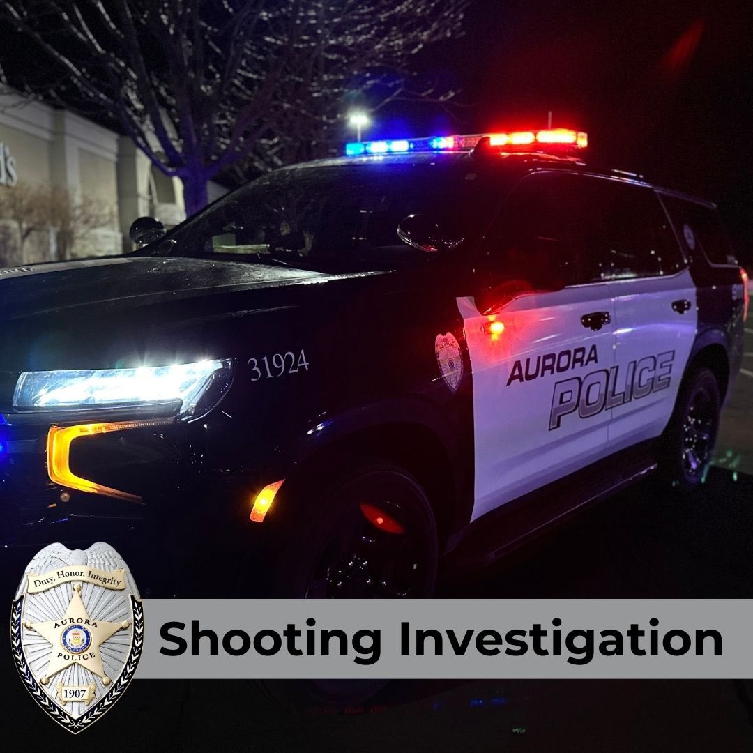 APDNews Officers are investigating a shooting in the 13000 block of E. Iliff Avenue.An adult male was shot and transported to the hospital with life-threatening injuries. At this time, no suspect information is available