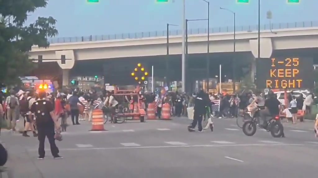 Denver: Tear gas deployed