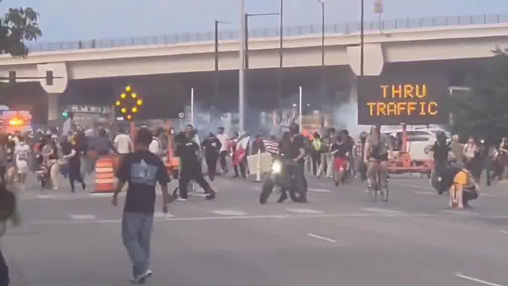 Denver: Tear gas deployed