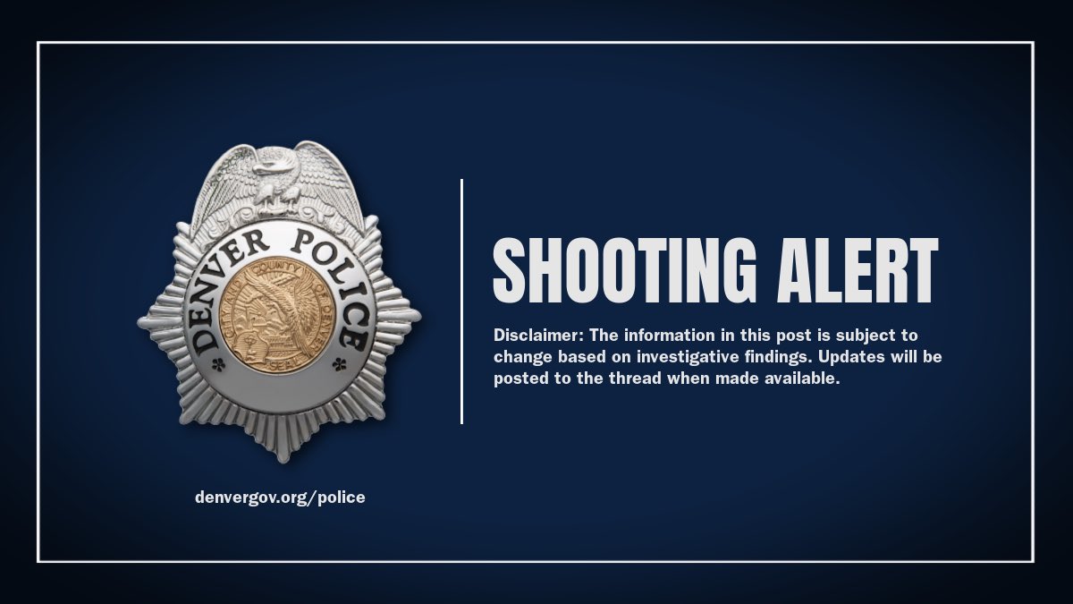 DPD is investigating a shooting in the 2700 block S. Fenton St. One victim located. Extent of injuries unknown at this time. Investigation is ongoing. Denver