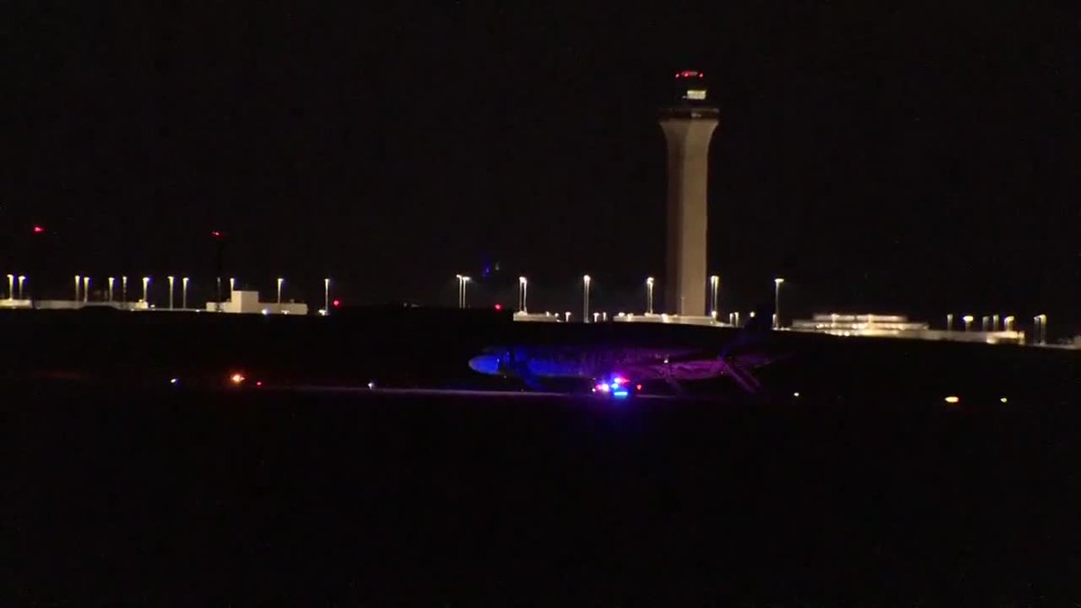 A plane reportedly struck a man on the runway of an international airport, sparking an engine fire and filling the cabin with smoke as passengers evacuated